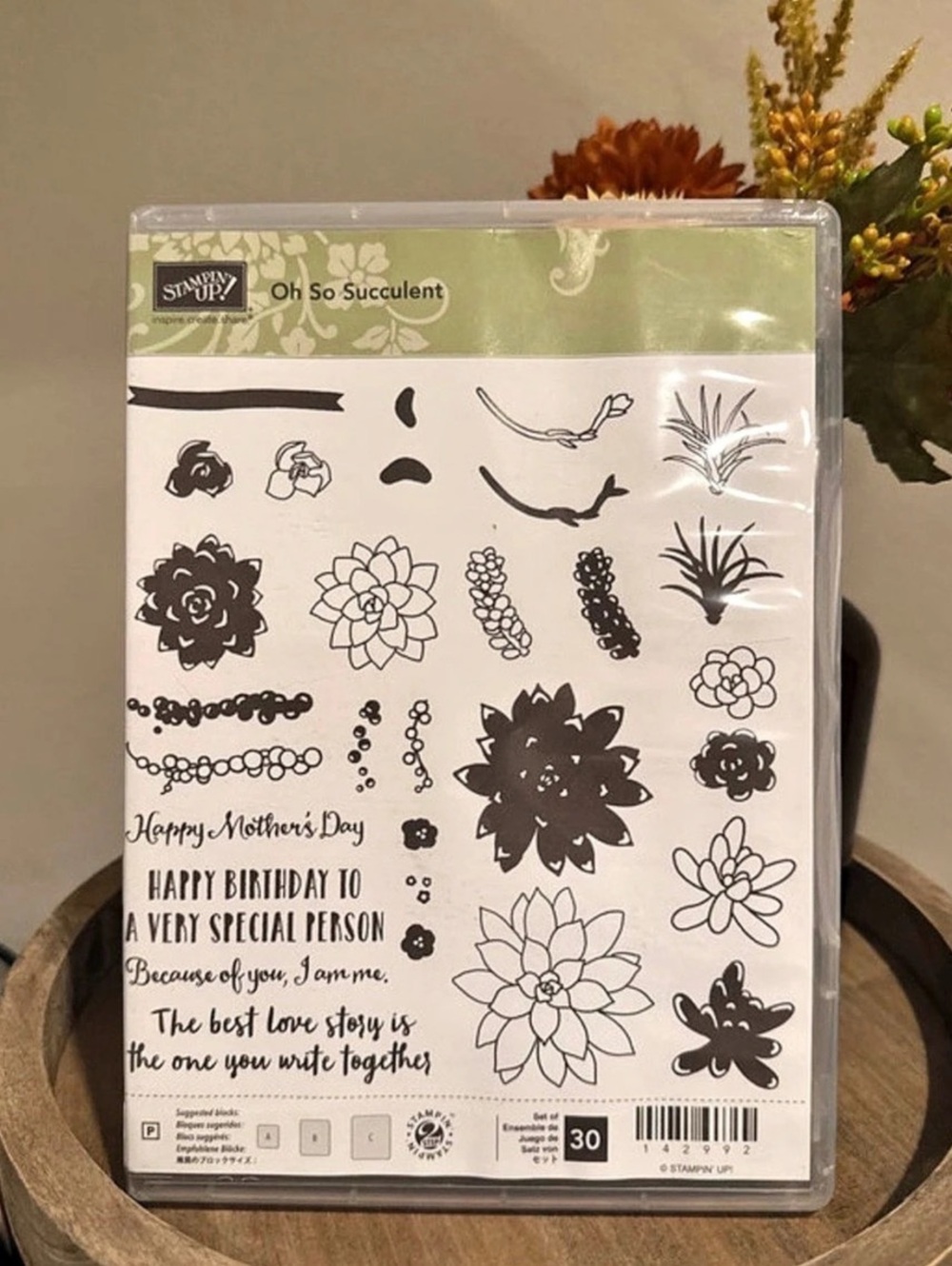 Stampin' Up! Oh So Succulent! Floral Clear Stamp Set